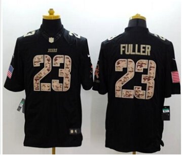 Youth NEW Bears #23 Kyle Fuller Black NFL Limited Salute to Service jersey