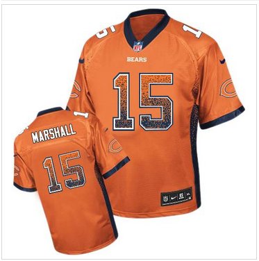 Youth NEW Bears #15 Brandon Marshall Orange NFL Elite Drift Fashion Jersey Youth NEW Bears #15 Brandon Marshall Orange NFL Elite Drift Fashion Jersey
