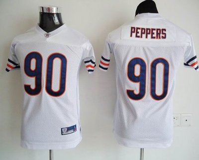 Chicago Bears 90 Cutler White kids Jerseys