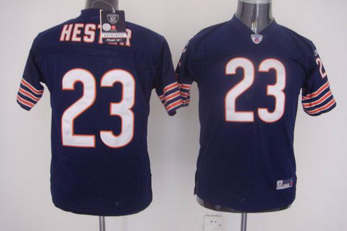 h Chicago Bears 23 Devin Hester blue jerseys