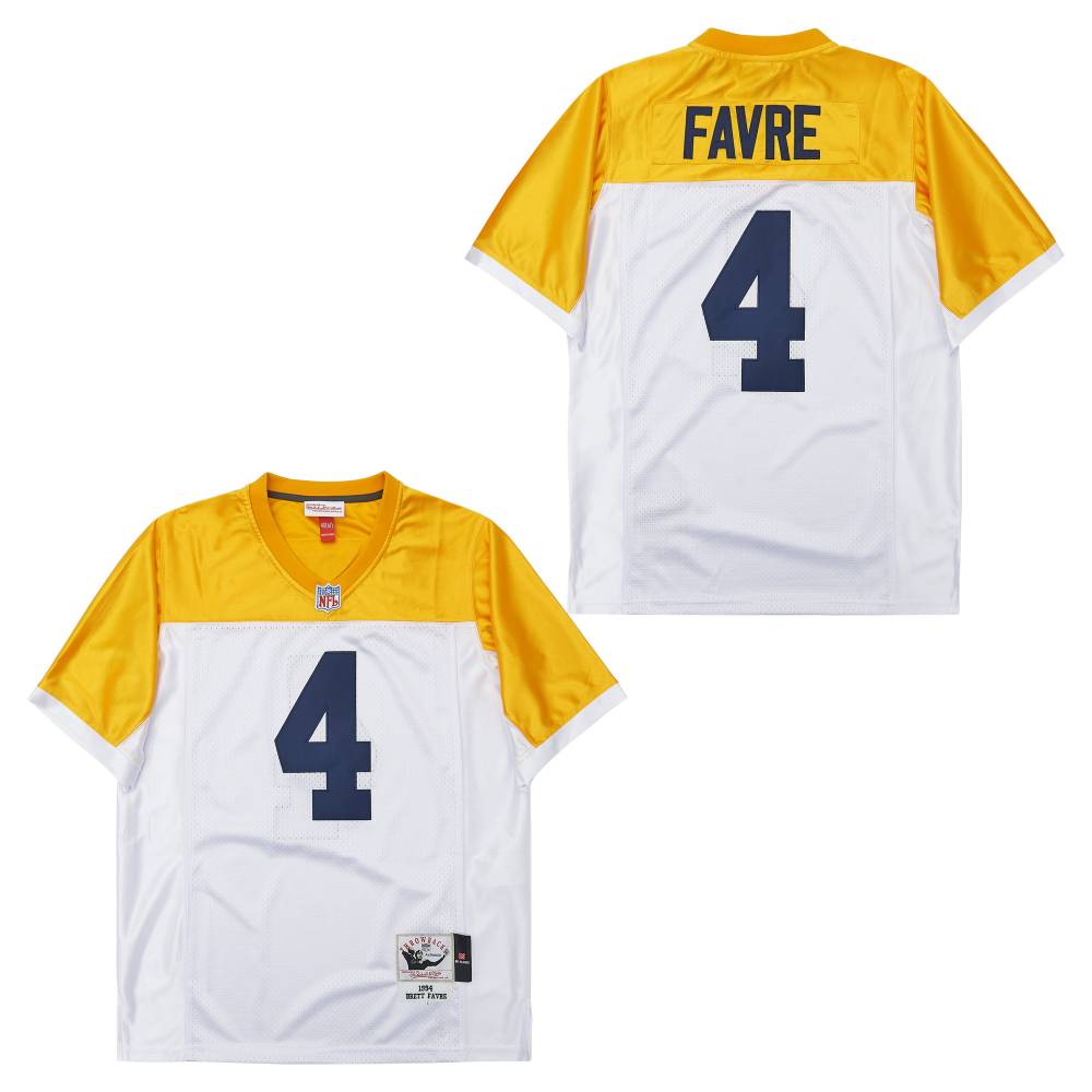 Mitchell And Ness Packers #4 Throwback Stitched NFL Jersey