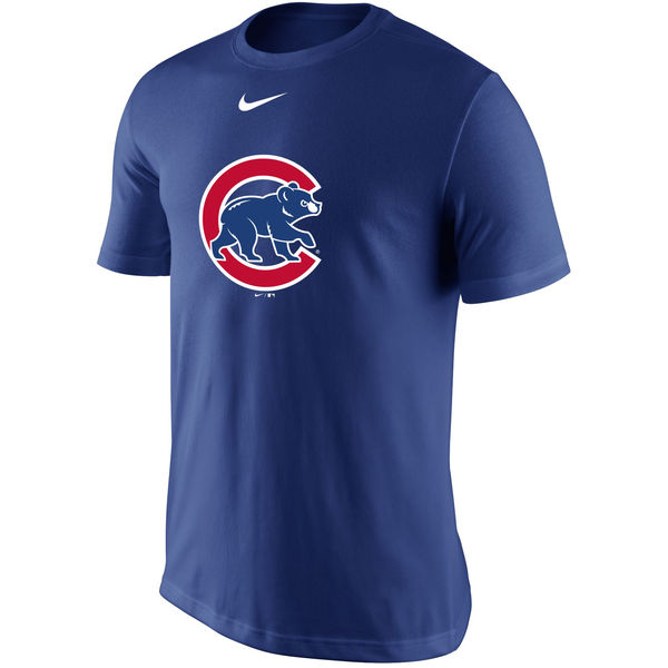 Men's Chicago Cubs Nike Royal Batting Practice Logo Legend Performance T-Shirt