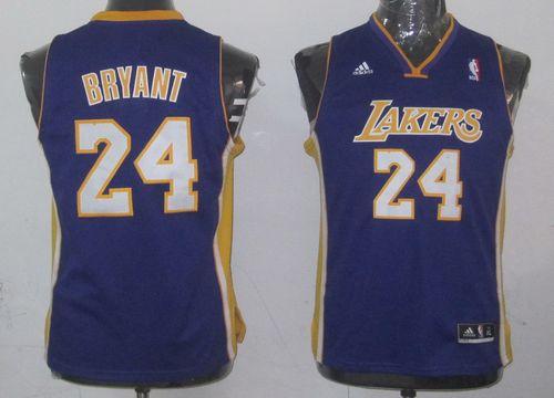 Lakers #24 Kobe Bryant Purple Champion Patch Stitched Youth NBA Jersey Lakers #24 Kobe Bryant Purple Champion Patch Stitched Youth NBA Jersey