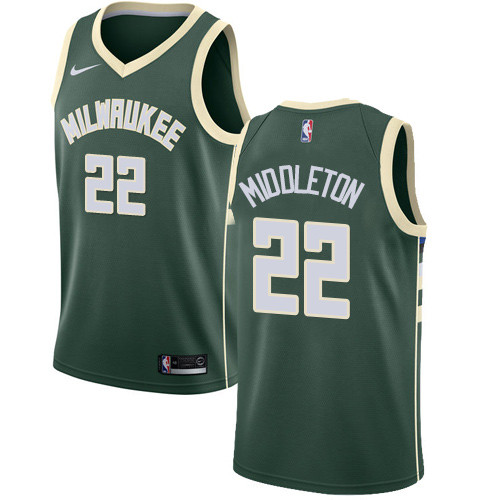 Bucks #22 Khris Middleton Green Youth Basketball Swingman Icon Edition Jersey Bucks #22 Khris Middleton Green Youth Basketball Swingman Icon Edition Jersey