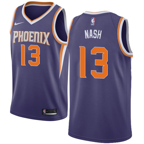 Suns #13 Steve Nash Purple Youth Basketball Swingman Icon Edition Jersey