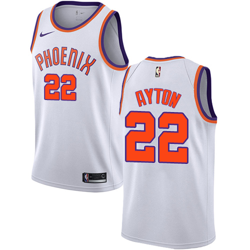 Nike Suns #22 Deandre Ayton White Youth NBA Swingman Association Edition Jersey