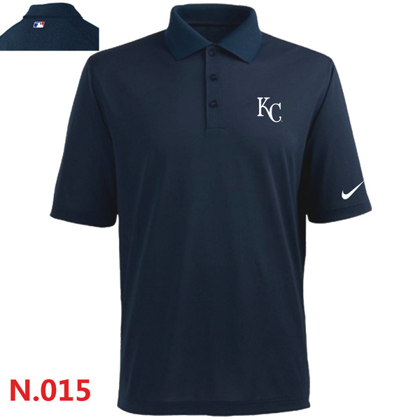 Nike Kansas City Royals Men's Navy Blue Polo Shirt