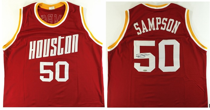 Hakeem Olajuwon Houston Rockets Mitchell & Ness Hardwood Classics Swingman Jersey - Red
