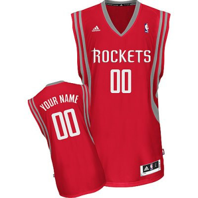 Customized Houston Rockets Jersey Revolution 30 Swingman Red Road Basketball Jersey