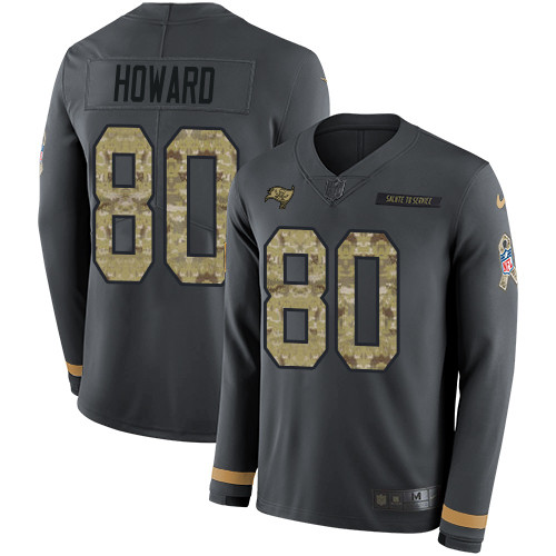 Nike Buccaneers #80 O. J. Howard Anthracite Salute to Service Youth Nike Buccaneers #80 O. J. Howard Anthracite Salute to Service Youth