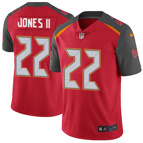 Nike Buccaneers #22 Ronald Jones II Red Team Color Youth Stitched NFL Vapor Untouchable Limited Jersey