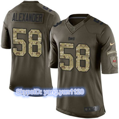 Nike Buccaneers #58 Kwon Alexander Green Youth Stitched NFL Limited Salute to Service Jersey