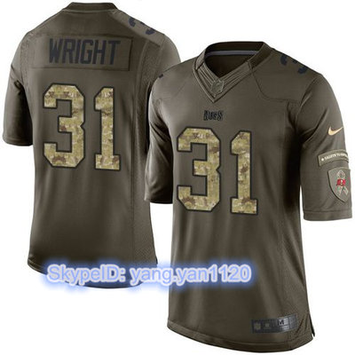 Nike Buccaneers #31 Major Wright Green Youth Stitched NFL Limited Salute to Service Jersey