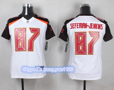 Nike Buccaneers #87 Austin Seferian-Jenkins White Youth Stitched NFL New Elite Jersey