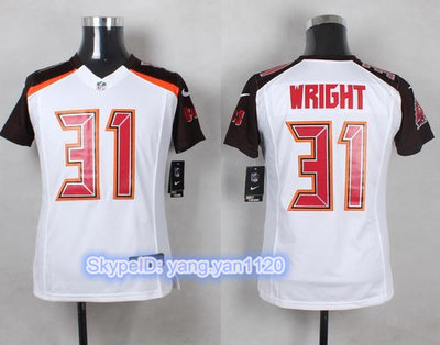 Nike Buccaneers #31 Major Wright White Youth Stitched NFL New Elite Jersey
