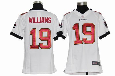 Youth Nike NFL Tampa Bay Buccanee 19 Mike Williams White Jerseys