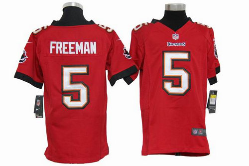 Youth Nike NFL Tampa Bay Buccanee 5 Josh Freeman red Jerseys