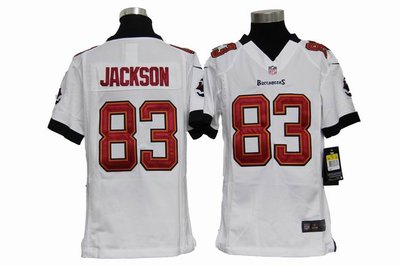 Youth Nike NFL Tampa Bay Buccanee 83 Vincent Jackson White Jerseys