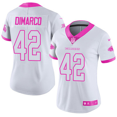 Nike Falcons #98 Takkarist McKinley Black Women's Stitched NFL Limited Gold Salute to Service Jersey