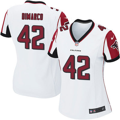 Nike Falcons #98 Takkarist McKinley Red Women's Stitched NFL Limited Rush Jersey