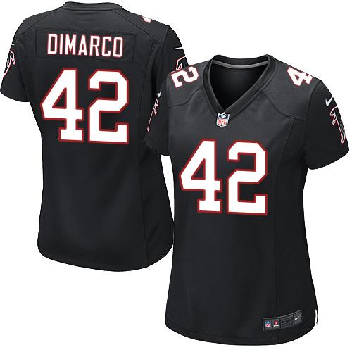 Nike Falcons #98 Takkarist McKinley Black Women's NFL Fashion Game Jersey