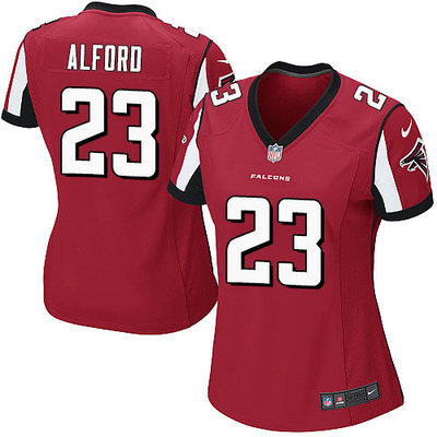 Nike Falcons #23 Robert Alford Red Team Color Women's Stitched NFL Elite Jersey Nike Falcons #23 Robert Alford Red Team Color Women's Stitched NFL Elite Jersey