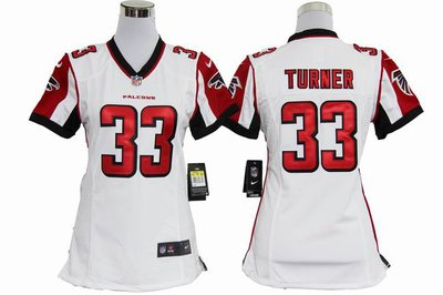 Women Nike NFL Atlanta Falcons 33 Michael Turner White jerseys Women Nike NFL Atlanta Falcons 33 Michael Turner White jerseys