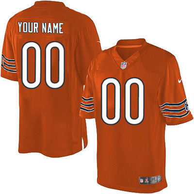 Nike Chicago Bears Orange Customized Elite Jerseys