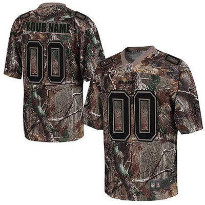 Nike Chicago Bears Customized Elite Camo Jerseys