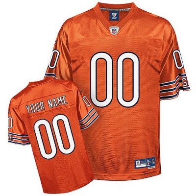 Customized Chicago Bears Jersey Eqt Orange Football Jersey