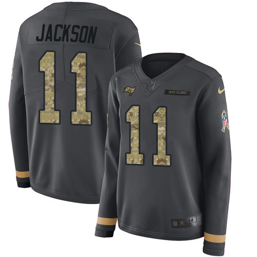 Nike Buccaneers #11 DeSean Jackson Anthracite Salute to Service