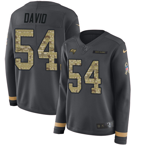 Nike Buccaneers #54 Lavonte David Anthracite Salute to Service