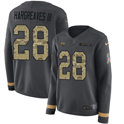 Nike Buccaneers #28 Vernon Hargreaves III Anthracite Salute to