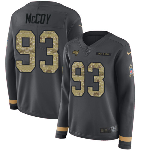 Nike Buccaneers #93 Gerald McCoy Anthracite Salute to Service