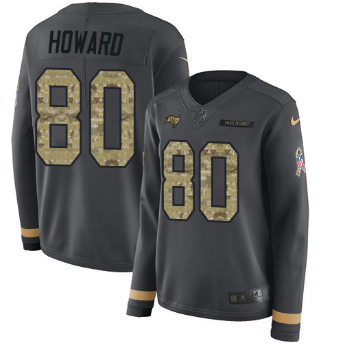 Nike Buccaneers #80 O. J. Howard Anthracite Salute to Service
