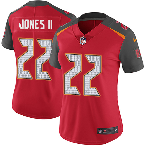 Nike Buccaneers #22 Ronald Jones II Red Team Color Women's Stitched NFL Vapor Untouchable Limited Jersey Nike Buccaneers #22 Ronald Jones II Red Team Color Women's Stitched NFL Vapor Untouchable Limited Jersey