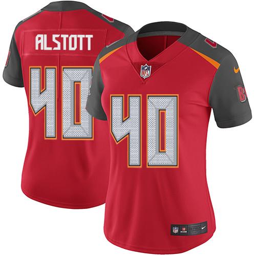 Nike Buccaneers #40 Mike Alstott Red Team Color Women's Stitched NFL Vapor Untouchable Limited Jersey Nike Buccaneers #40 Mike Alstott Red Team Color Women's Stitched NFL Vapor Untouchable Limited Jersey