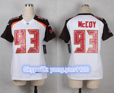 Nike Buccaneers #93 Gerald McCoy White Women's Stitched NFL New Elite Jersey