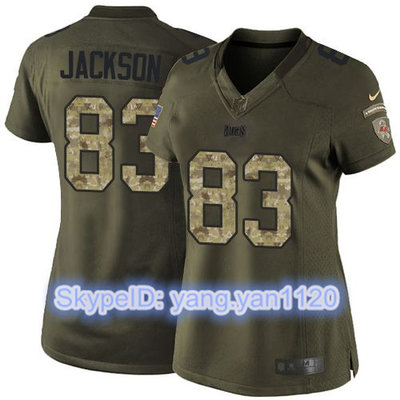 Nike Buccaneers #83 Vincent Jackson Green Women's Stitched NFL Limited Salute to Service Jersey