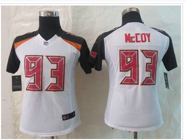 Women NFL Tampa Bay Buccaneers #93 Gerald McCoy White NFL New Jersey