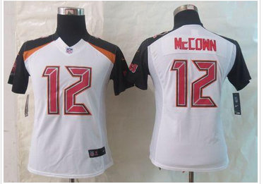 Women NFL Tampa Bay Buccaneers #12 Josh McCown White NFL New Jersey