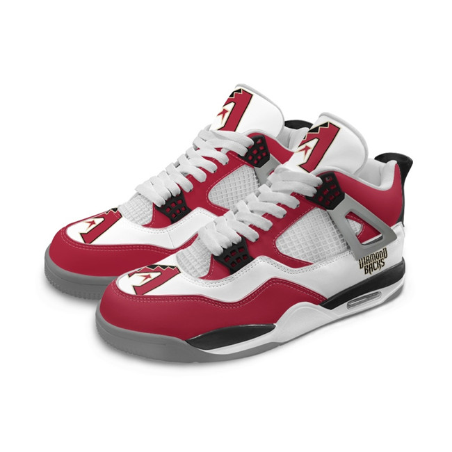 Women's Arizona Diamondbacks Running Weapon Air Jordan 4 Shoes 002