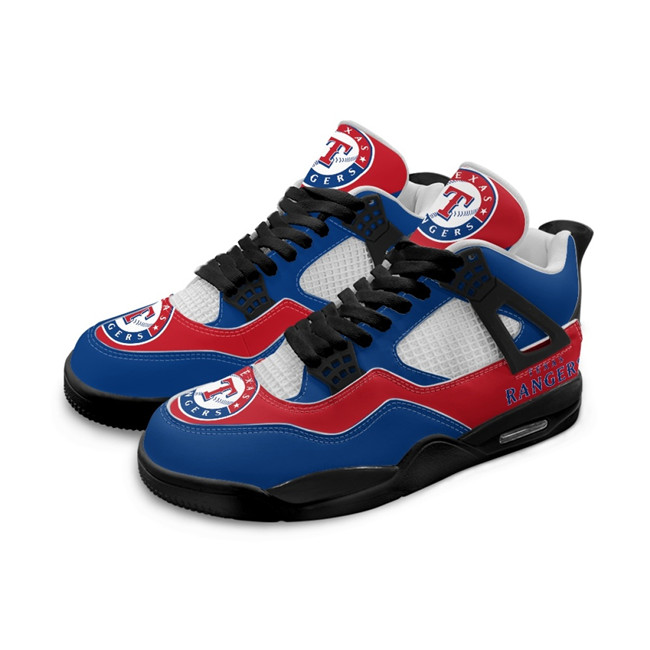 Women's Texas Rangers Running Weapon Air Jordan 4 Shoes 001
