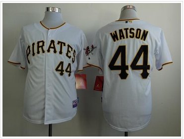 Pittsburgh Pirates #44 Tony Watson White Cool Base Stitched Baseball Jersey