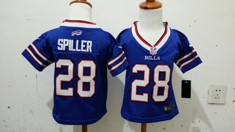 2-6 Years Old Kids C.J. Spiller Buffalo Bills #28 Royal Blue Stitched Nike Jersey