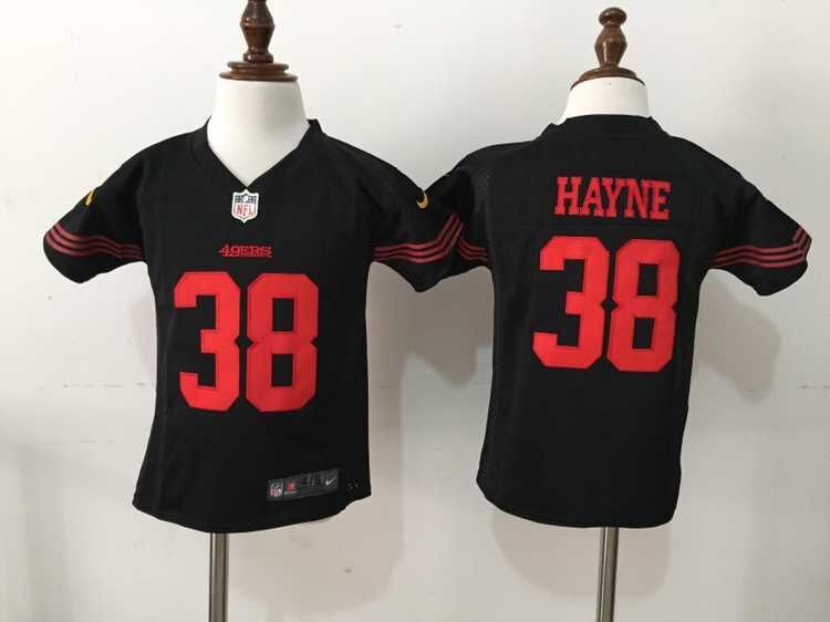 2-6 Kids Jarryd Hayne San Francisco 49ers #38 Black Jersey