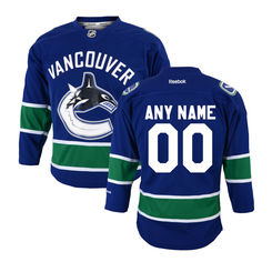 Reebok Vancouver Canucks Preschool Replica Home Custom Jersey - Royal Blue