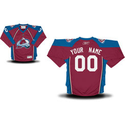 Reebok Colorado Avalanche Preschool Replica Home Custom Jersey - Burgundy