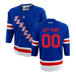 Reebok New York Rangers Toddler Replica Home Custom Jersey - Royal Blue