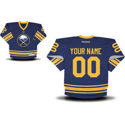 Reebok Buffalo Sabres Preschool Replica Home Custom Jersey - Navy Blue